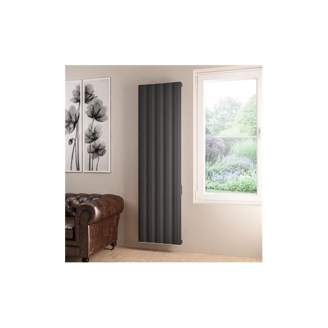 Eastbrook  Derwent 1800mm x 504 Dry Element Aluminium Radiator Matt Anthracite   41.0495