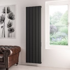Eastbrook Derwent 1800mm x 504 Dry Element Aluminium Radiator Matt Black   41.0499