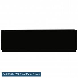 Eastbrook Diamante 1800mm Front Panel Black High Gloss   34.07101