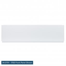 Eastbrook Diamante 800mm End Panel White   34.0731