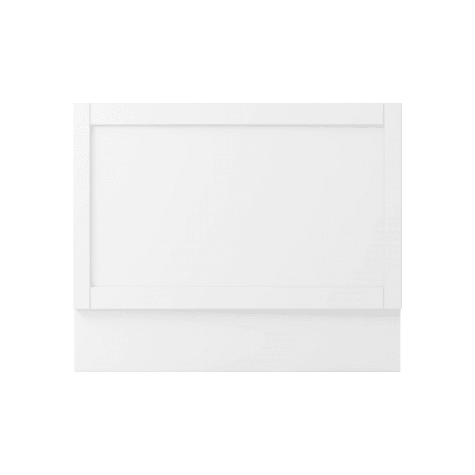 Eastbrook  Diamante 800mm Shaker End Panel Matt White   34.3213