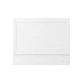 Eastbrook Diamante 800mm Shaker End Panel Matt White   34.3213