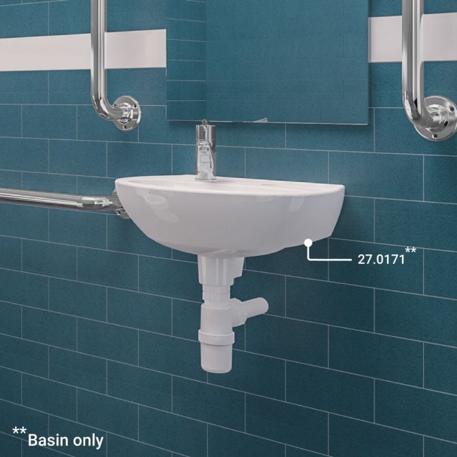 Eastbrook  DOC M Basin 1 Tap Hole No Overflow White   27.0171