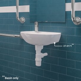 Eastbrook DOC M Basin 1 Tap Hole No Overflow White   27.0171