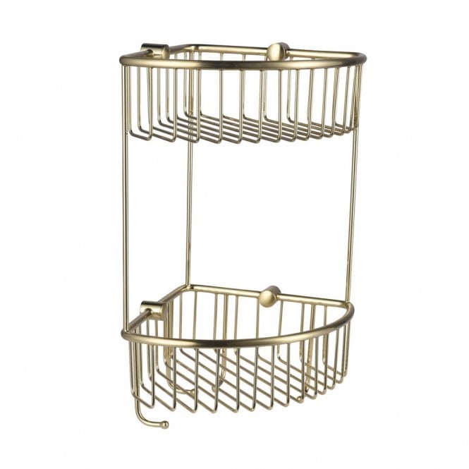 Eastbrook  Double Corner Basket Brushed Brass   52.231