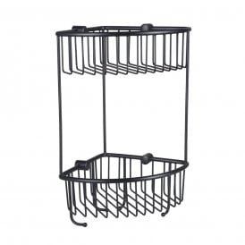 Eastbrook Double Corner Basket Matt Black   52.241
