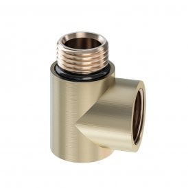 Eastbrook Dual Fuel Elbow Brushed Brass   41.0607