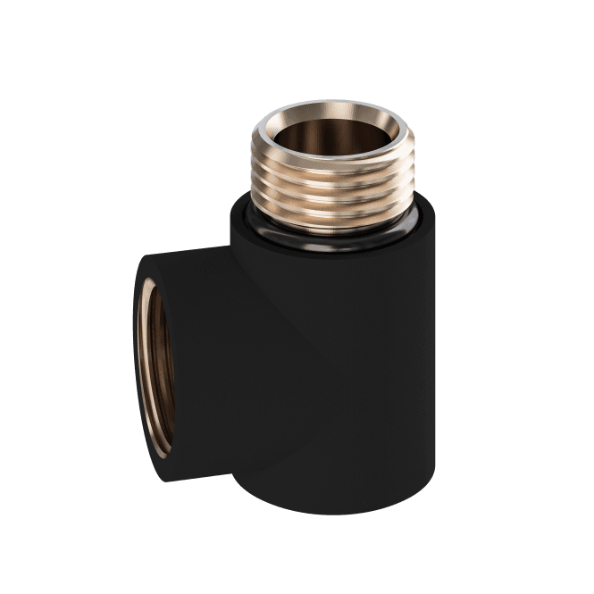 Eastbrook  Dual Fuel Elbow Matt Black   41.4044