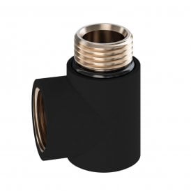 Eastbrook Dual Fuel Elbow Matt Black   41.4044