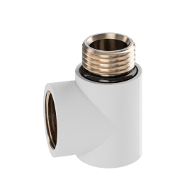 Eastbrook Dual Fuel Elbow Matt White   41.4040