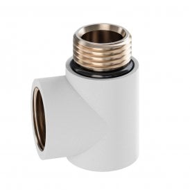 Eastbrook Dual Fuel Elbow Matt White   41.4040