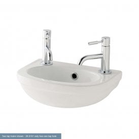 Eastbrook Dura Cloakroom Basin 450mm 1 Tap Hole   26.0181