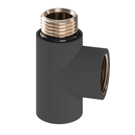 Eastbrook Element T Piece Matt Anthracite   41.3033