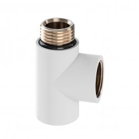 Eastbrook Element T Piece Matt White   41.3030
