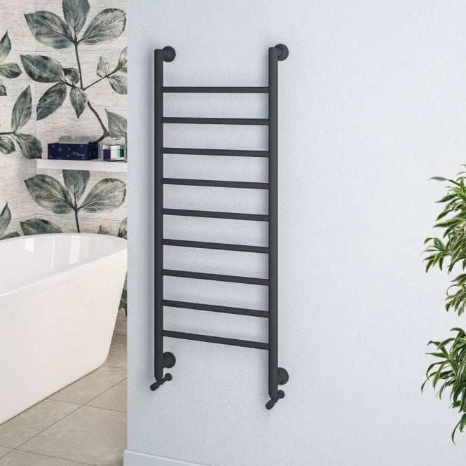 Eastbrook  Eshton 1200mm x 500mm Towel Rail Matt Anthracite   61.0056