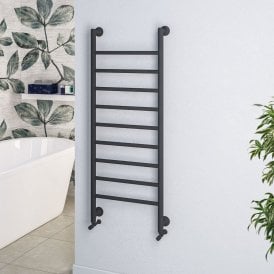 Eastbrook Eshton 800mm x 600mm Towel Rail Matt Anthracite   61.0055