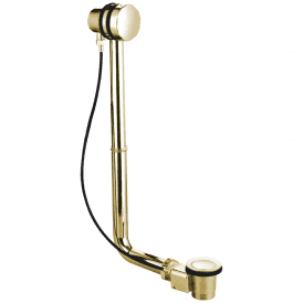 Eastbrook Exposed Bath Pop Up Waste Brushed Brass   98.0042