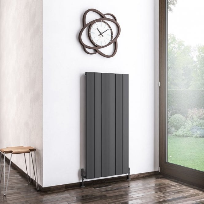 Eastbrook  Fairford 1200mm x 565mm Aluminium Radiator Matt Anthracite   89.0738