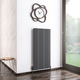 Eastbrook Fairford 1200mm x 565mm Aluminium Radiator Matt Anthracite   89.0738
