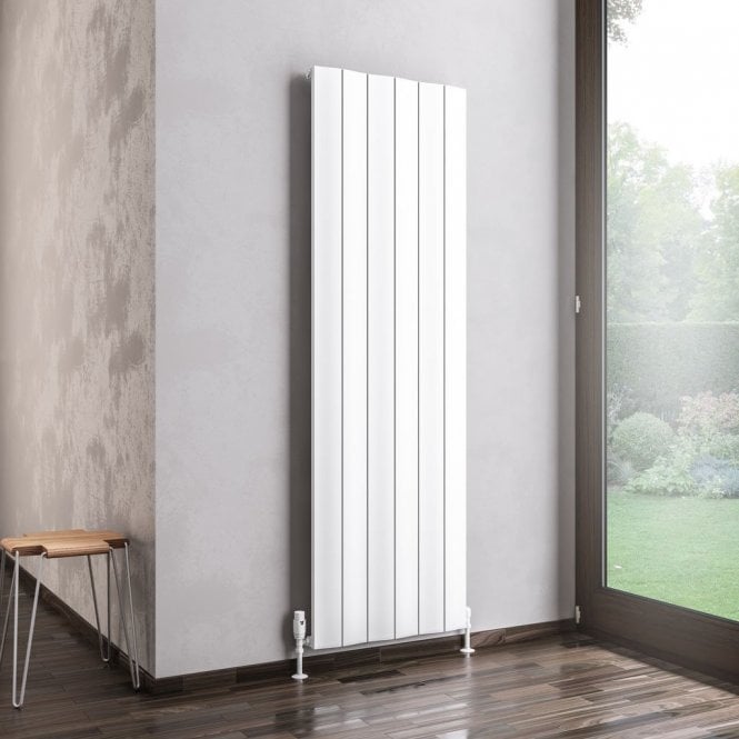 Eastbrook  Fairford 1800mm x 565mm Aluminium Radiator Matt White   89.0735