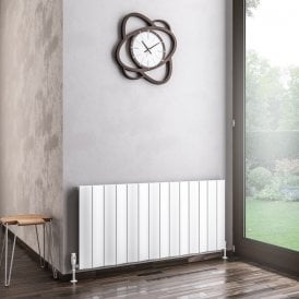 Eastbrook Fairford 600mm x 1325mm Aluminium Radiator Matt White   89.0220