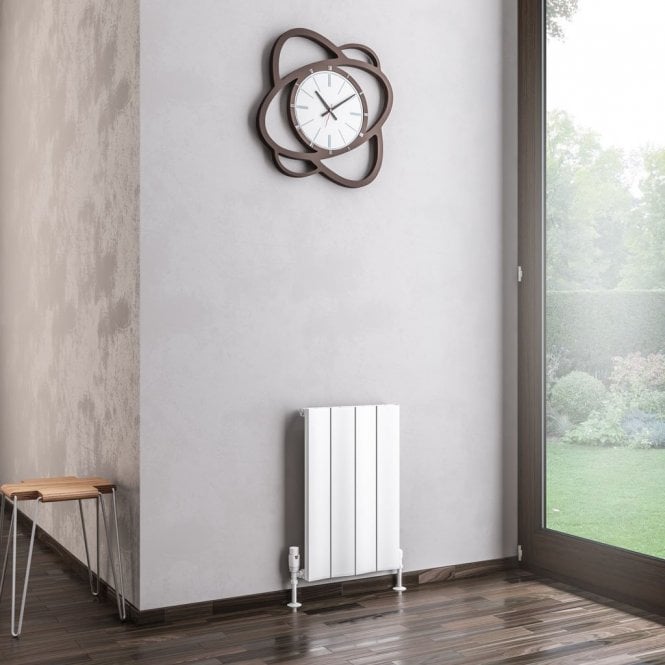 Eastbrook  Fairford 600mm x 375mm Aluminium Radiator Matt White   89.0217