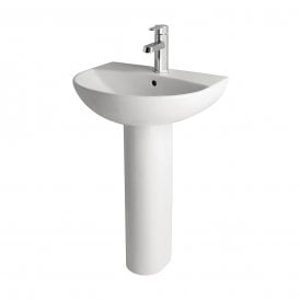 Eastbrook Farringdon/Northall 450mm 1 Tap Hole Basin White   26.0064