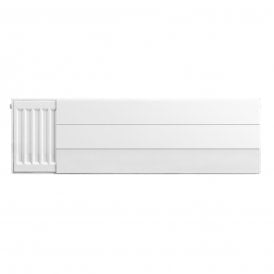 Eastbrook Flat Cover Plate With Lines 300mm x 1200mm Gloss White   25.5073