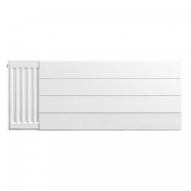 Eastbrook  Flat Cover Plate With Lines 400mm x 500mm Gloss White   25.5078