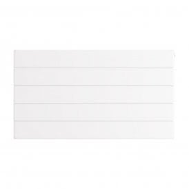 Eastbrook Flat Cover Plate With Lines 500mm x 900mm Gloss White   25.5095