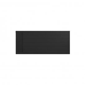 Eastbrook Flat Cover Plate With Lines 600mm x 1400mm Matt Black   25.5133
