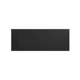 Eastbrook Flat Cover Plate With Lines 600mm x 1600mm Matt Black   25.5134