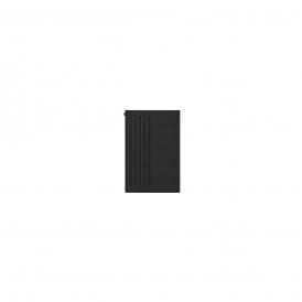 Eastbrook Flat Cover Plate With Lines 600mm x 400mm Matt Black   25.5128