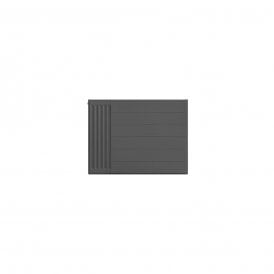 Eastbrook Flat Cover Plate With Lines 600mm x 800mm Matt Anthracite   25.5122