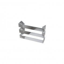 Eastbrook Flat Triple Towel Hanger 280mm Polished Stainless Steel   101.0054