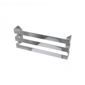 Eastbrook Flat Triple Towel Hanger 470mm Polished Stainless Steel   101.0056