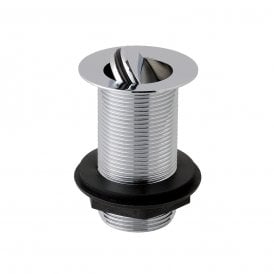 Eastbrook Flip Top Basin Waste Unslotted Chrome   25.0005