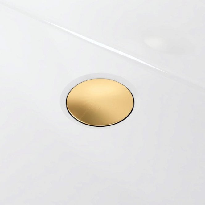 Eastbrook  Freestanding Waste Cover Brushed Brass 33.0068