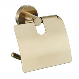 Eastbrook Genoa Covered Toilet Roll Holder Brushed Brass 52.093