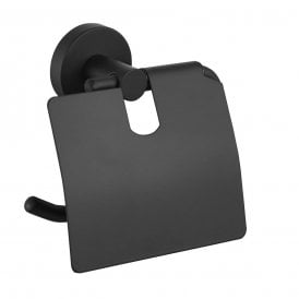 Eastbrook Genoa Covered Toilet Roll Holder Matt Black 52.073