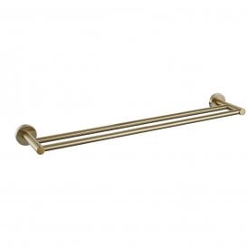 Eastbrook Genoa Double Towel Rail Brushed Brass 52.088