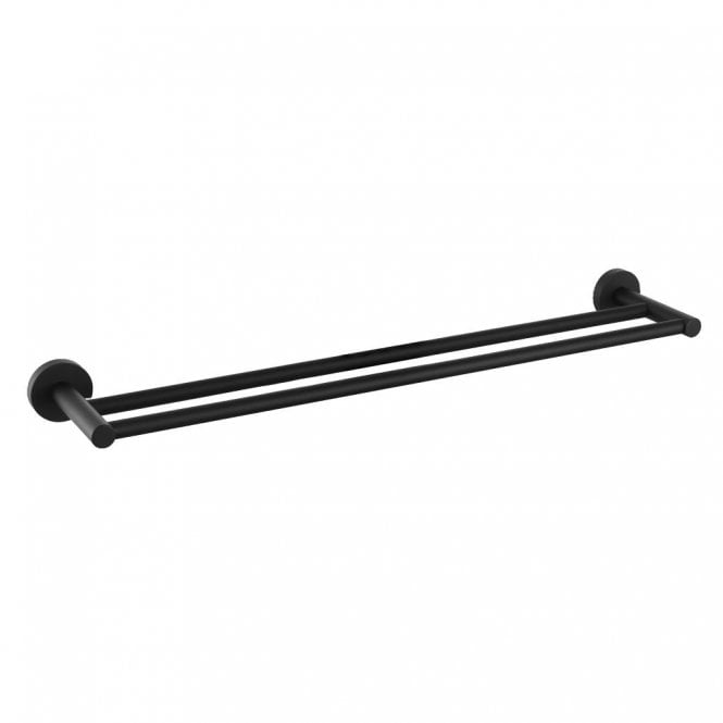 Eastbrook  Genoa Double Towel Rail Matt Black 52.068