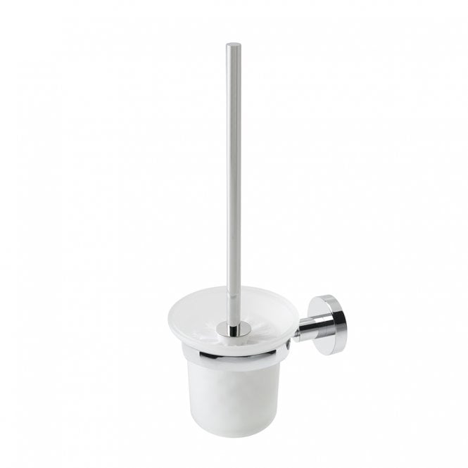 Eastbrook  Genoa Glass Brush Holder Chrome   52.012
