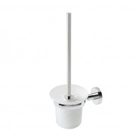 Eastbrook Genoa Glass Brush Holder Chrome   52.012