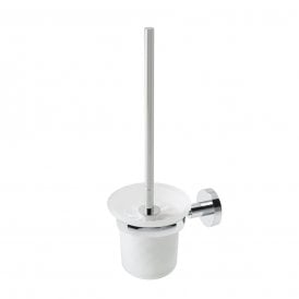 Eastbrook Genoa Glass Brush Holder Chrome   52.012