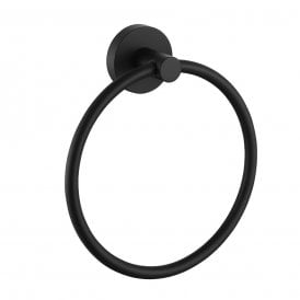 Eastbrook Genoa Metal Towel Ring Matt Black 52.071