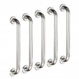 Eastbrook Grab Rails 600mm (5 Pack) Stainless Steel   40.0199