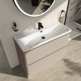 Eastbrook Grovely 100cm Floor Standing Drawer Unit Cashmere 37.2117