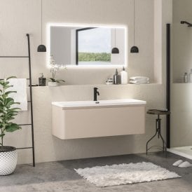 Eastbrook Grovely 120cm Wall Hung Unit Cashmere 37.2113