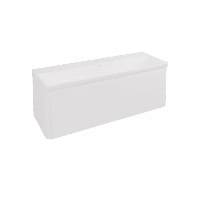 Eastbrook  Grovely 120cm Wall Hung Unit High Gloss White 37.2112